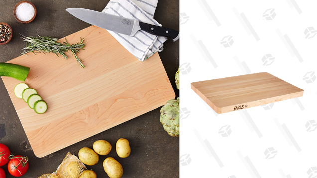 John Boos Maple Wood Edge Grain Reversible Cutting Board 18"x 12" x 1.25" | $28 | Amazon